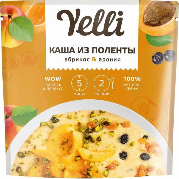 Каша полента Yelli Абрикос и арония