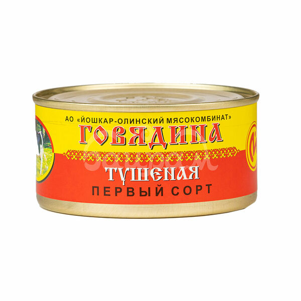 Говядина тушеная 325гр 1с ГОСТ Йошкар-Олинский МК ж/б