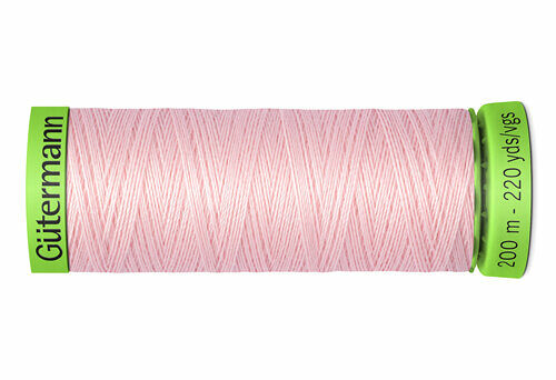 744581 Нить Extra Fine 150 для особо деликатных тканей, 200м, 100% п/э Gutermann(659 св. персиково-розовый)