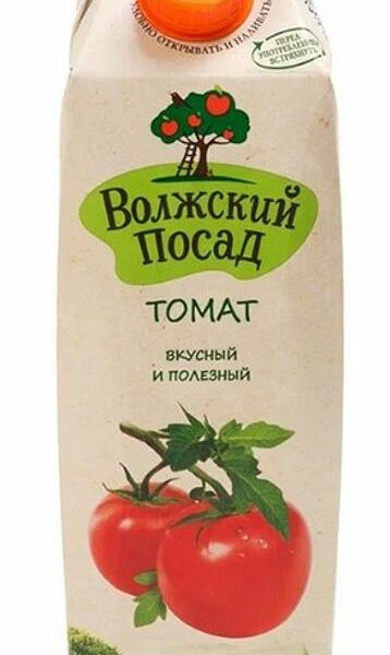 Сок Волжский Посад томатный, 1л