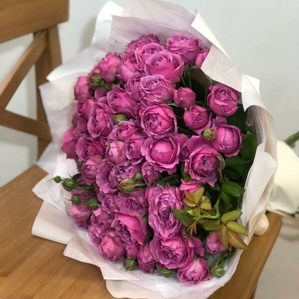 Монобукет из пионовидной розы