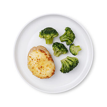 Котлета из мяса цыплёнка-бройлера под сырной корочкой «Азбука Life kids» 160г, Россия