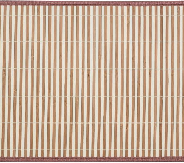 Салфетка сервировочная Рыжий кот бамбуковая бело-коричневая