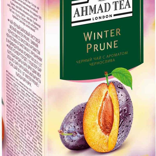 Чай чёрный Ahmad Tea Зимний чернослив, 25×1.5