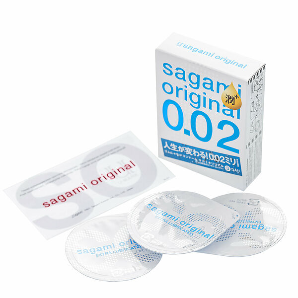 Sagami Original 002 Extra Lub презервативы полиуретановые 3 шт