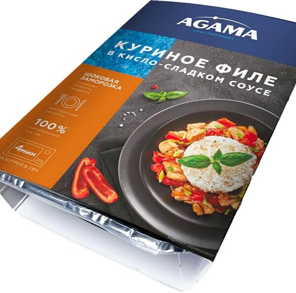Куриное филе Agama Ready to eat В кисло-сладком соусе 250г