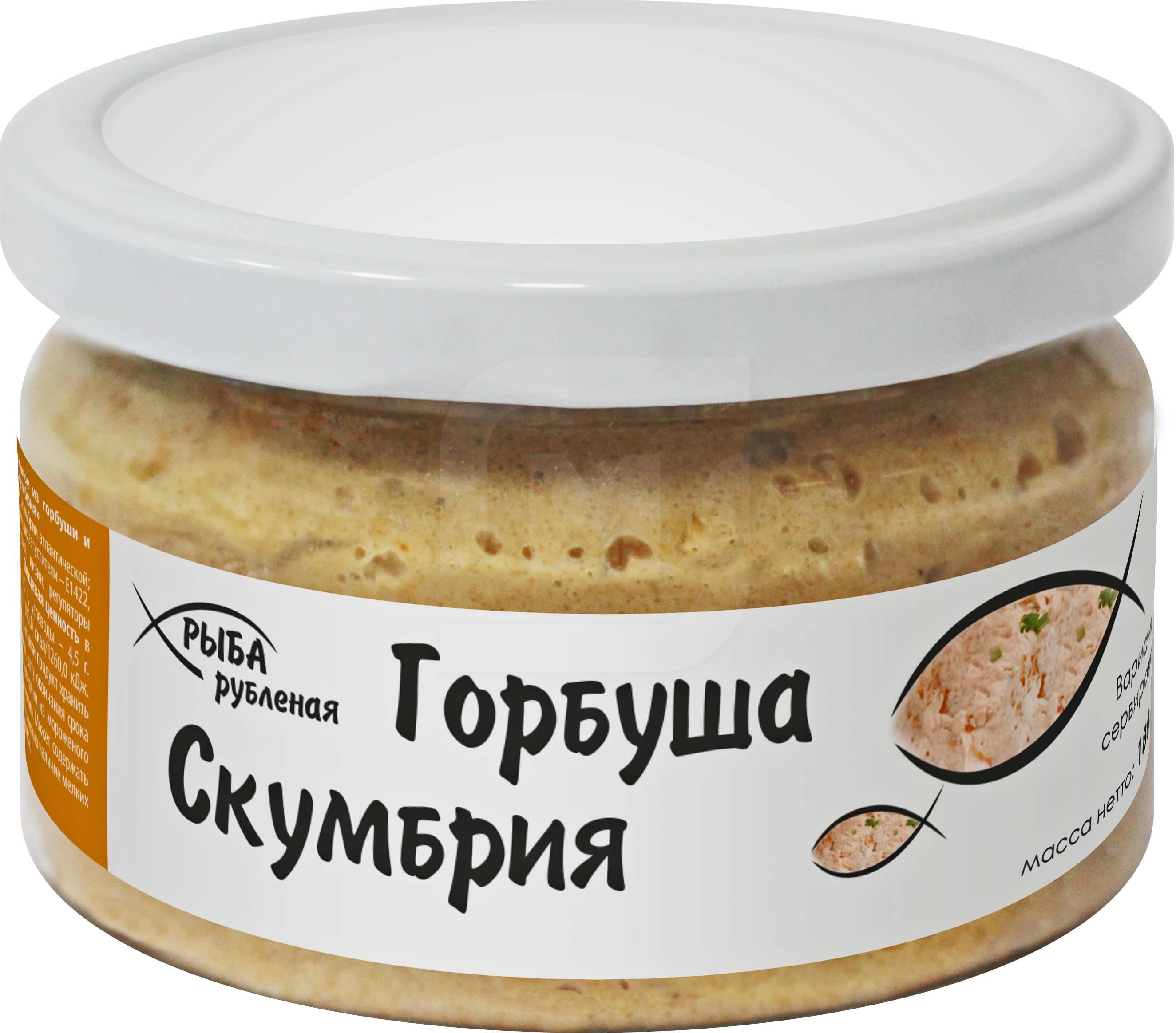 

Рыба рубленая Европром горбуша и скумбрия