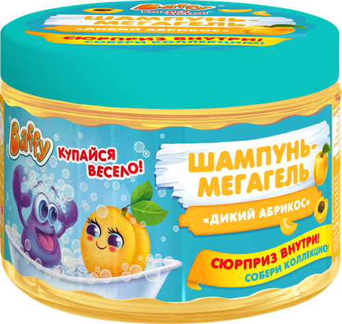 

Мегагель BAFFY с сюрпризом, для развлечения детей в ванной, в ассортименте
