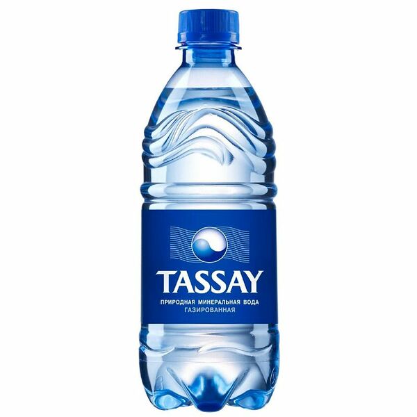 Вода минеральная природная газированная, 0.5л