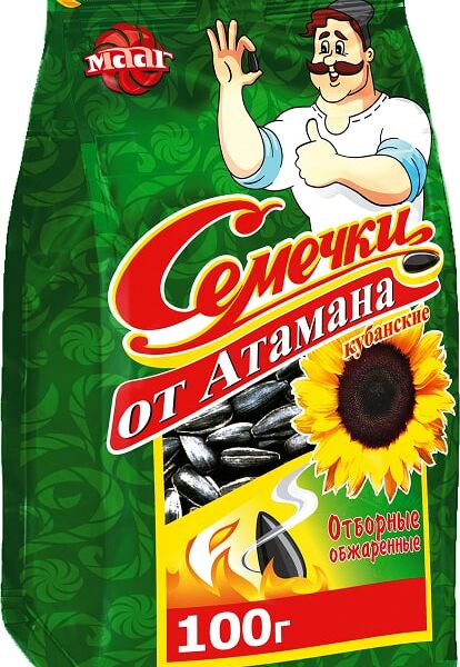 Семечки от Атамана МААГ Кубанские отборные обжаренные 100г