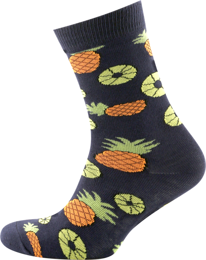 

Носки женские INWIN р. 23, 25 черные с ананасами, Арт. BPF21/W01- pineapple