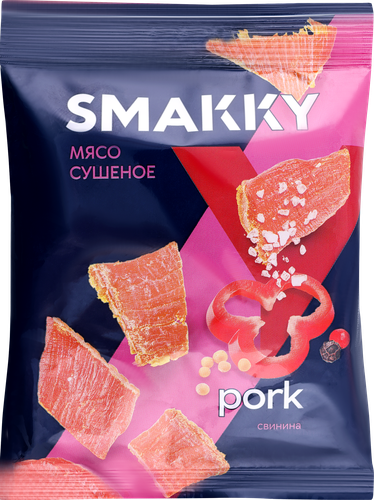 

Мясо сушеное SMAKKY Свинина, 30г