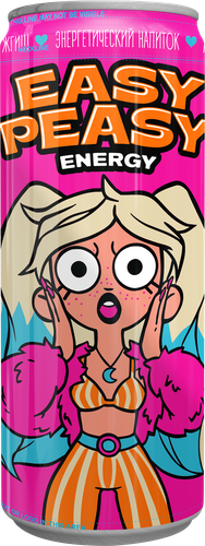 

Энергетический напиток Easy Peasy Арбуз-гуава газированный, 450 мл