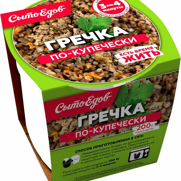 Гречка СытоЕдов По-Купечески замороженная 200г