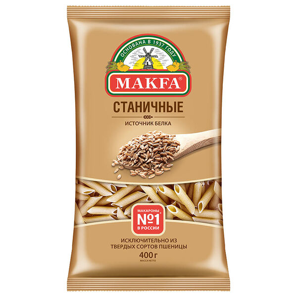 Макароны MAKFA станичные перья любительские 400г