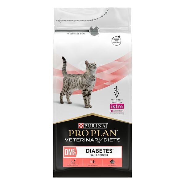 Сухой корм для кошек диетический PRO PLAN® VETERINARY DIETS DM ST/OX Diabetes Management при сахарном диабете, 1.5 кг