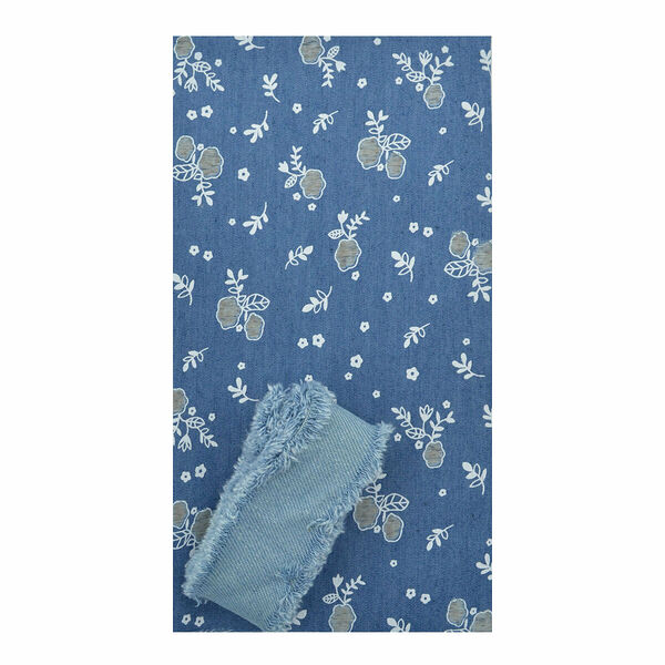 29390 Набор для творчества 'Ткань джинсовая с тесьмой ' (25996/25346: 48*50см/ 1,5м), цв. синий