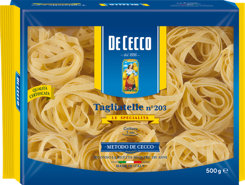 

Макаронные изделия De Cecco Tagliatelle n.203 500 г