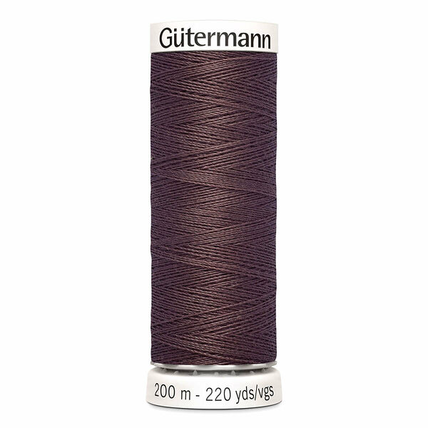 748277 Нить Sew-all для всех материалов, 200м, 100% п/э Gutermann(883 т.горький шоколад)