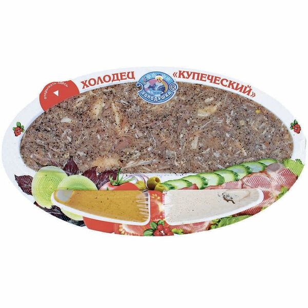 Холодец Холодушка Купеческий с горчицей и хреном 250 г