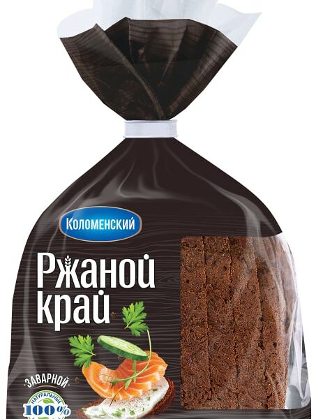 Хлеб Ржаной Край Заварной нарезка 300г