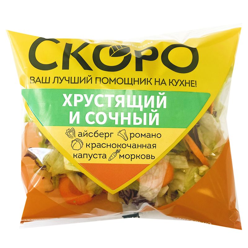 

Смесь салатная Скоро Сочный и хрустящий 170г