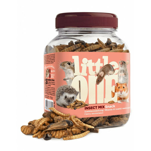 Little One Смесь насекомых для хомяков, крыс, мышей и песчанок 75 г