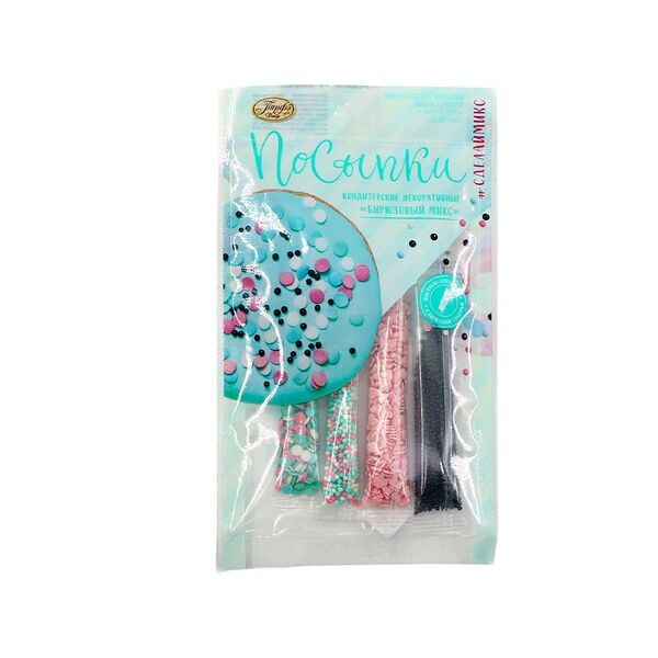 Посыпки Парфэ Бирюзовый микс 20г
