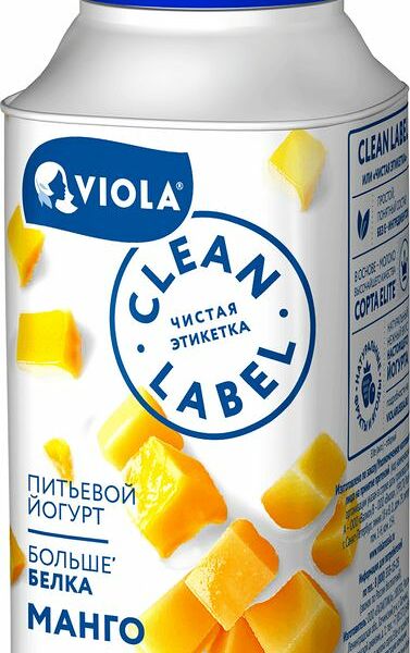 Йогурт Viola Clean Label с манго 0.4% 280г