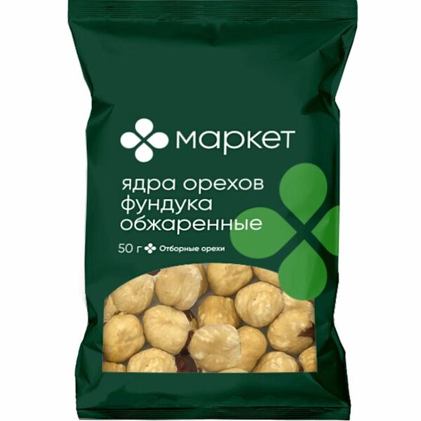 Ядра орехов фундука обжаренные Маркет, 50г
