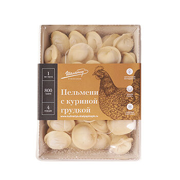 Пельмени Шаляпин с куриной грудкой 800г, Россия