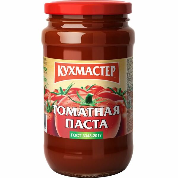 Томатная паста Кухмастер Экстра ГОСТ, 370г