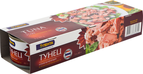 

Тунец Лента в масле измельченный 240 г