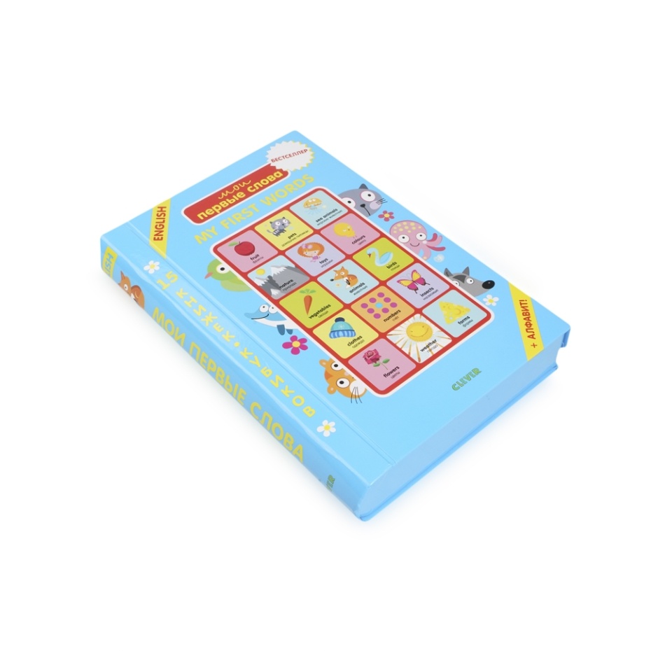 

Книга Clever Мои первые слова. 15 книжек-кубиков. Английский язык Издательство Clever 1 шт Китай