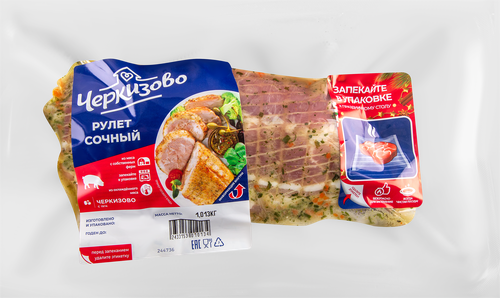 

Рулет ЧЕРКИЗОВО Сочный для запекания охл кат В в/у вес до 1.8кг