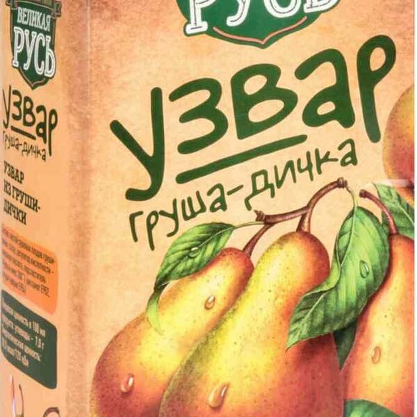 Узвар груша - дичка ТМ Великая Русь, 1л