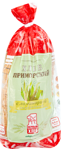 

Хлеб Первый Хлеб Приморский пшенично-ржаной с ламинарией в нарезке 400 г