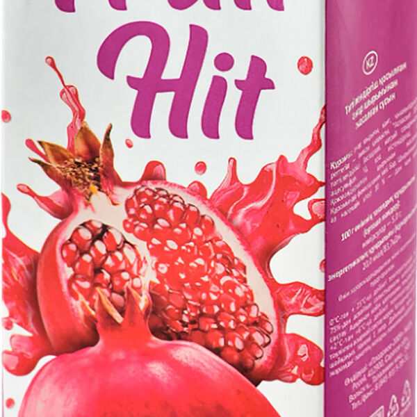 Напиток Fruit Hit Гранатовый сокосодержащий 1 л