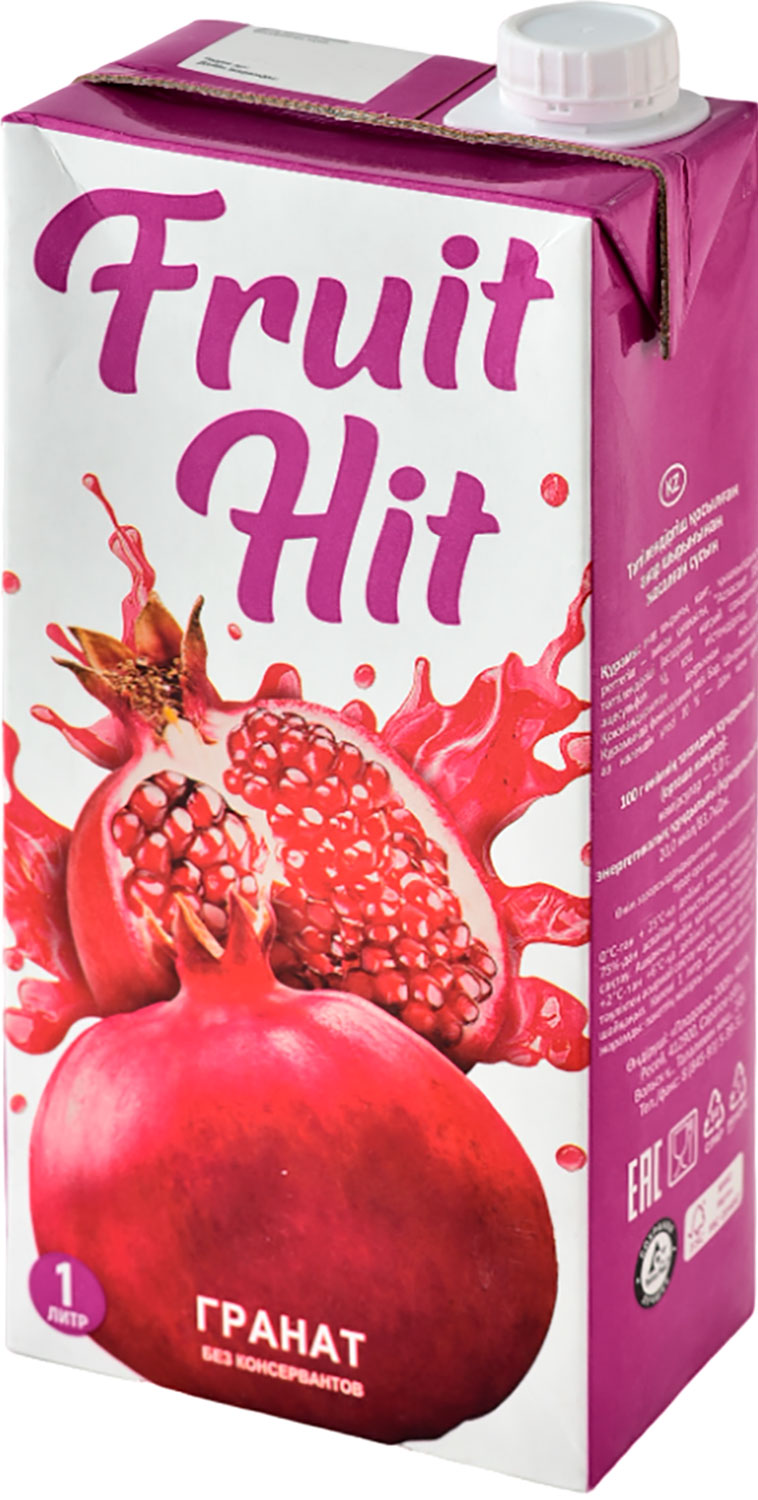 

Напиток Fruit Hit Гранатовый сокосодержащий 1 л
