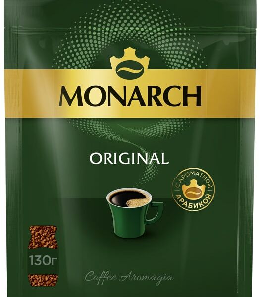 Кофе растворимый Monarch Original натуральный сублимированный, 130г