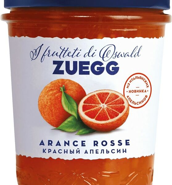 Конфитюр Zuegg Фруктовый красный апельсин 320г