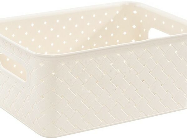 Корзинка Violet Береста слоновая кость 3л