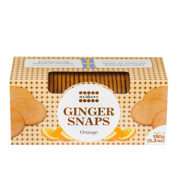 Печенье имбирное со вкусом апельсина Nyakers