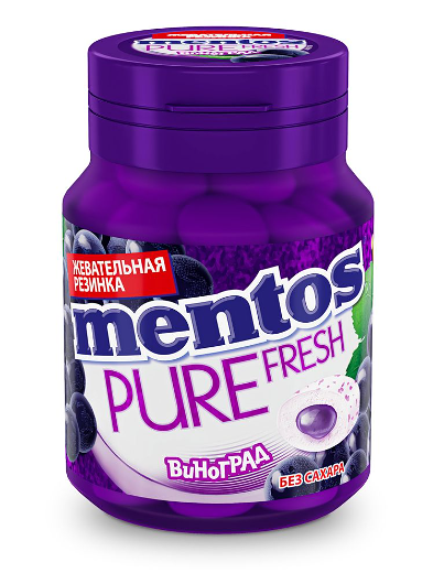 Жевательная резинка Mentos Pure Fresh Виноград без сахара
