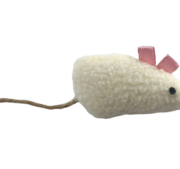 Dono Della игрушка для кошек Мышь 7,5 см., Белая