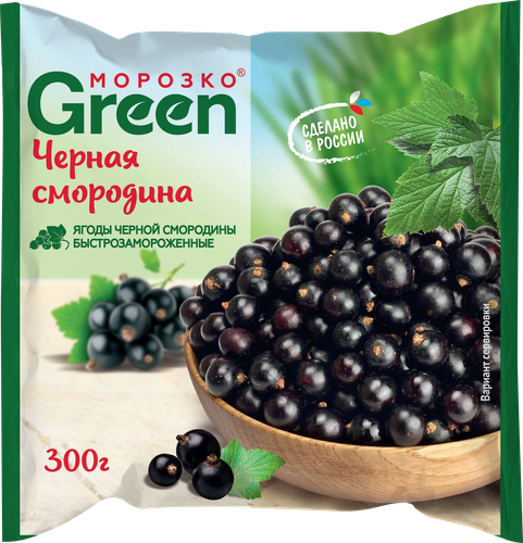 

Ягоды замороженные Морозко Green Смородина, 300 г