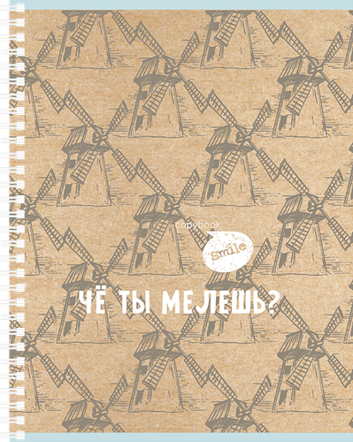 Тетрадь BG Че ты мелешь, А5, 60 листов, в клетку, в ассортименте