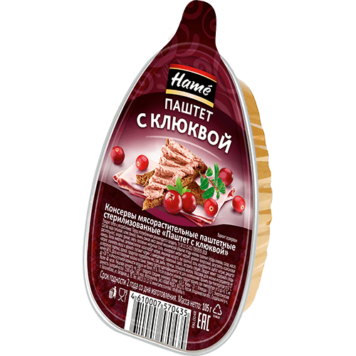 

Паштет Hame с клюквой