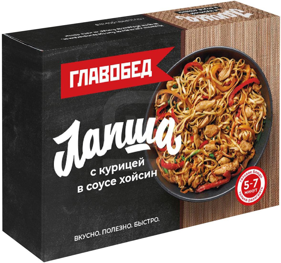 

Лапша Главобед с курицей в соусе Хойсин