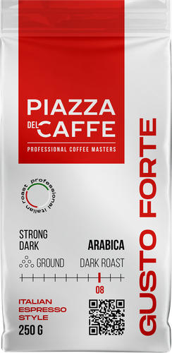 

Кофе молотый Piazza del Caffe Gusto Forte жареный 250 г
